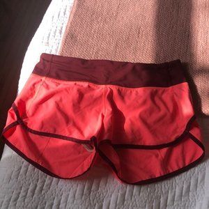 Lulu Lemon Run Times Shorts